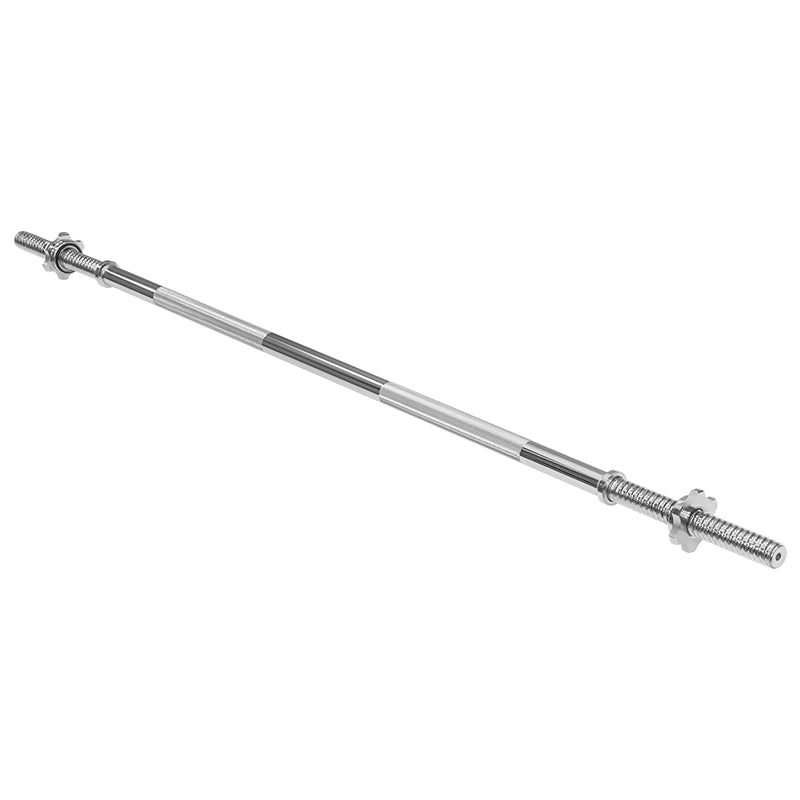 Bară dreaptă cu filet de 120 cm și 4,7 kg din oțel cromat Rebel RBA-2208