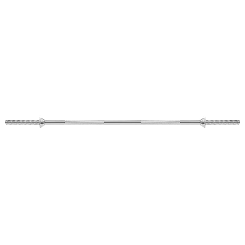 Bară dreaptă cu filet de 120 cm și 4,7 kg din oțel cromat Rebel RBA-2208
