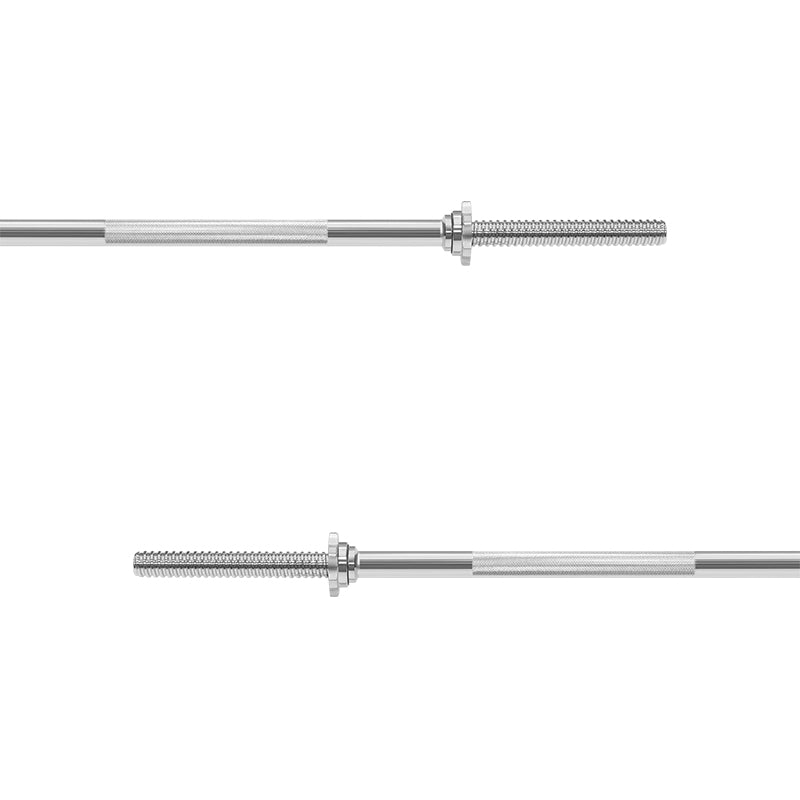 Bară dreaptă cu filet de 120 cm și 4,7 kg din oțel cromat Rebel RBA-2208