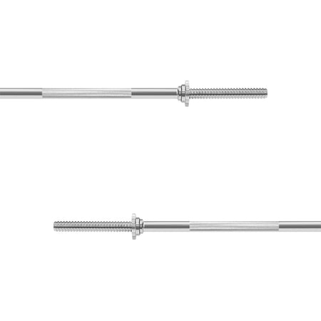 Bară dreaptă cu filet de 120 cm și 4,7 kg din oțel cromat Rebel RBA-2208