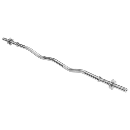Bară EZ filetată din oțel cromat de 120 cm și 5 kg Rebel RBA-2209