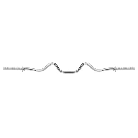 Bară curbată cu filet de 120 cm și 5,3 kg din oțel cromat Rebel RBA-2210