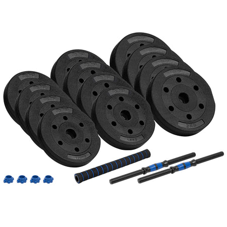 Set haltere reglabile cu conector 2 × 10 kg Rebel RBA-2300