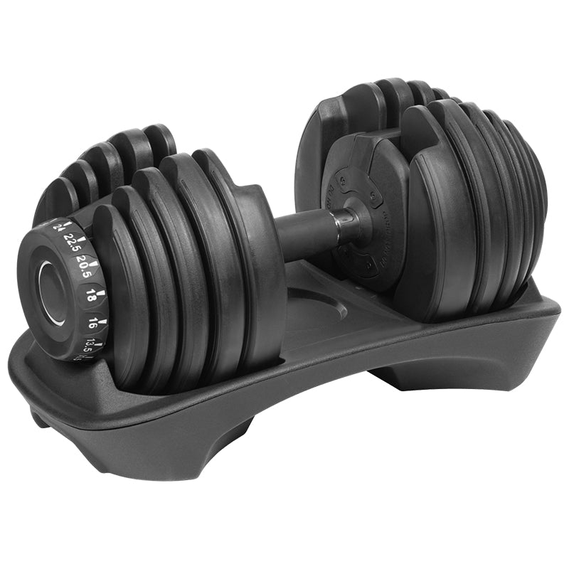 Ganteră reglabilă automată din fontă de 24 kg cu 15 configurații Rebel RBA-2303