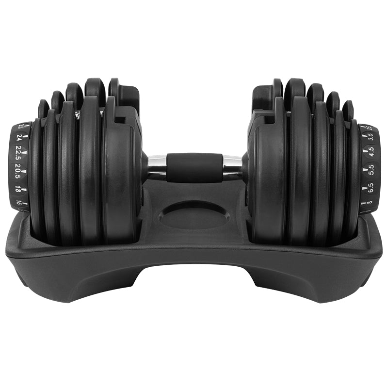 Ganteră reglabilă automată din fontă de 24 kg cu 15 configurații Rebel RBA-2303