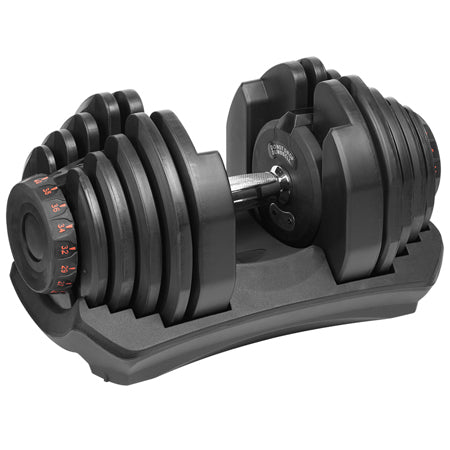 Ganteră reglabilă automată din fontă 40 kg cu 17 configurații Rebel RBA-2304