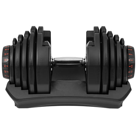 Ganteră reglabilă automată din fontă 40 kg cu 17 configurații Rebel RBA-2304