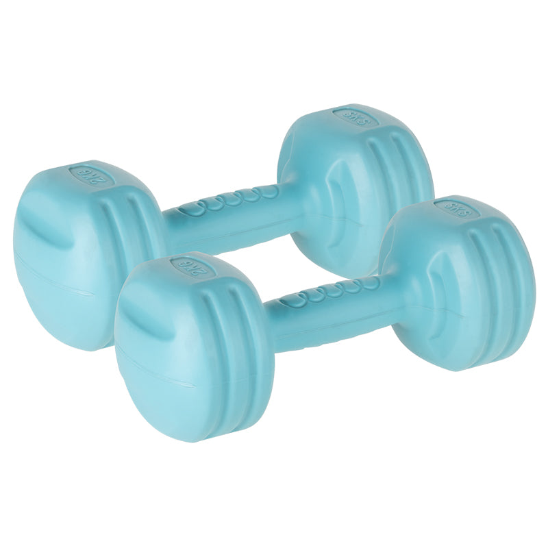 Set 2 gantere compozit 2 × 2 kg cu acoperire PVC Rebel RBA-2307