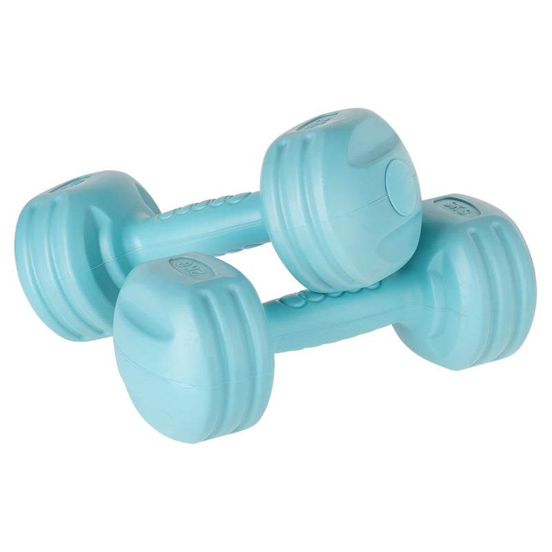 Set 2 gantere compozit 2 × 2 kg cu acoperire PVC Rebel RBA-2307