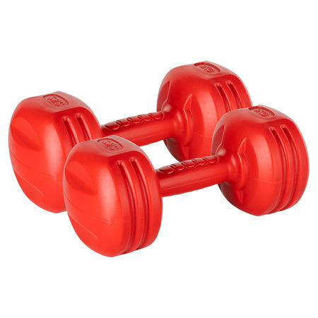 Set de gantere compozite 2 × 3 kg cu acoperire PVC Rebel RBA-2308