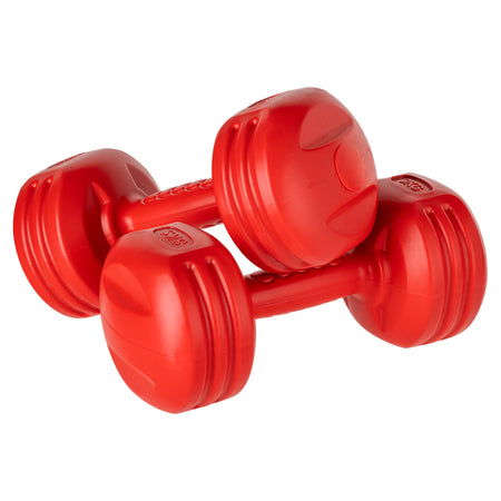 Set de gantere compozite 2 × 3 kg cu acoperire PVC Rebel RBA-2308