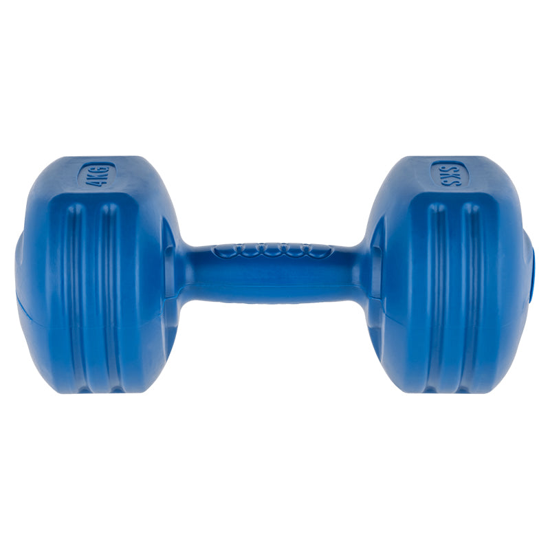 Set 2 gantere compozite de 4 kg cu acoperire din PVC Rebel RBA-2309