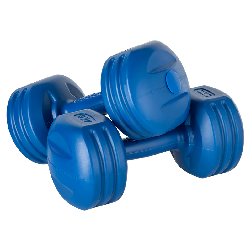 Set gantere compozit 8 bucăți 20 kg cu acoperire PVC Rebel RBA-2310