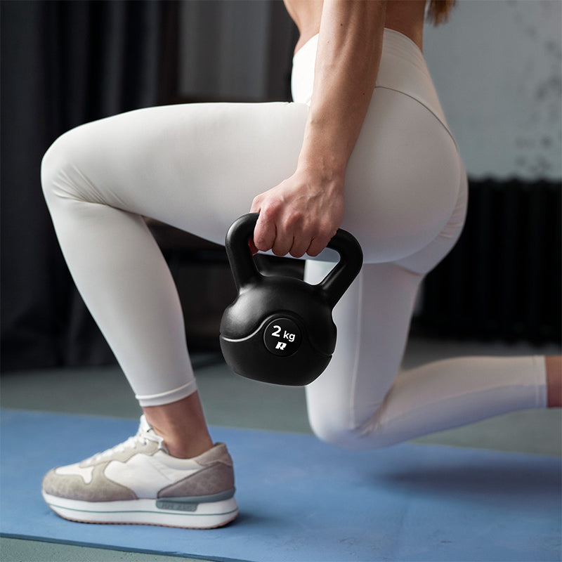 Kettlebell 8 kg cu acoperire PVC Rebel RBA-2314