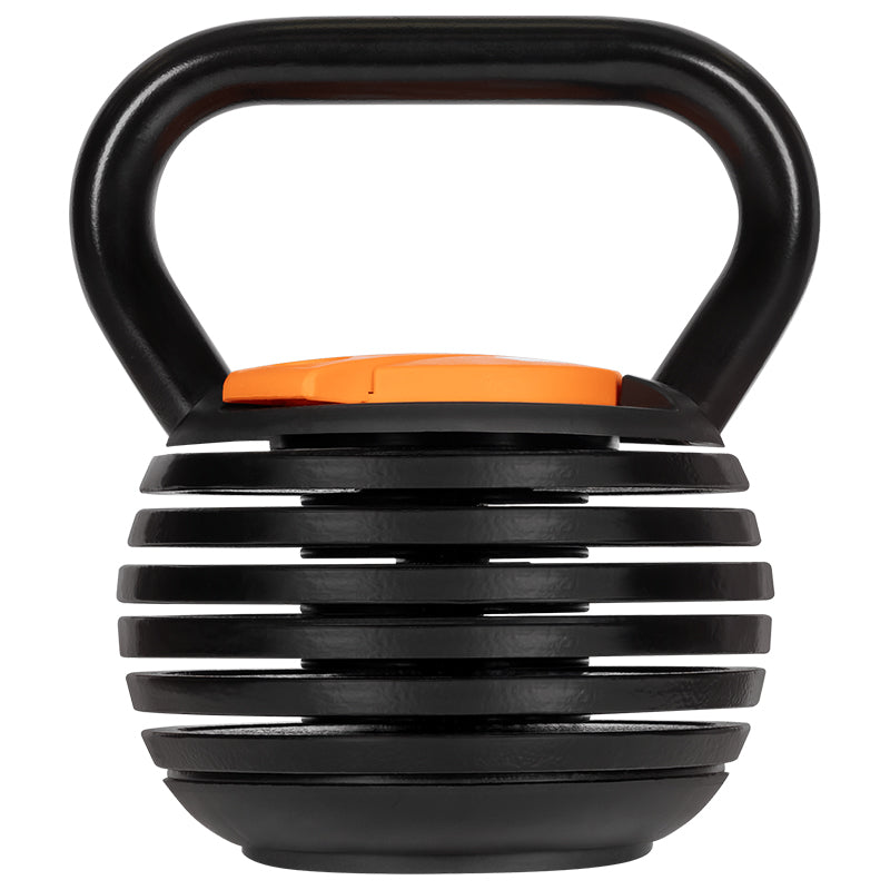 Kettlebell ajustabil din fontă 2,3-9 kg cu 6 discuri Rebel RBA-2324-9