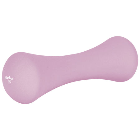 Set 2 gantere din fontă cu înveliș din neopren 2 x 2 kg Rebel RBA-2329-2