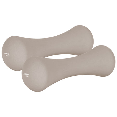 Set 2 gantere din fontă cu înveliș din neopren 2 × 4 kg Rebel RBA-2329-4
