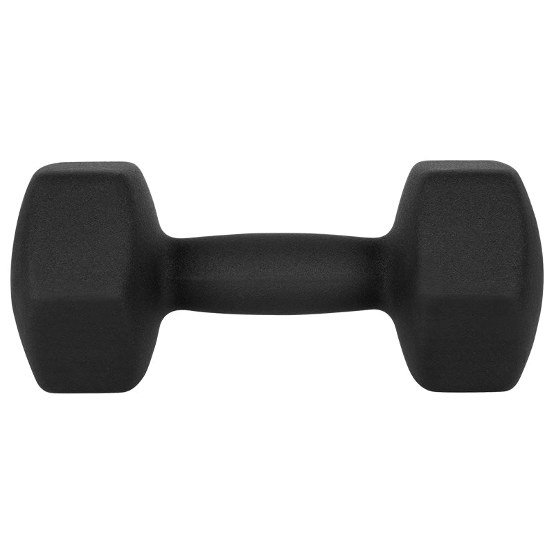 Set 2 gantere hexagonale din fontă cu înveliș din neopren de 9 kg Rebel RBA-2330-9