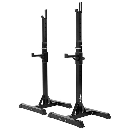 Set suporturi reglabile pentru bară olimpică cu înălțime 105-160 cm și sarcină 200 kg Rebel RBA-2402