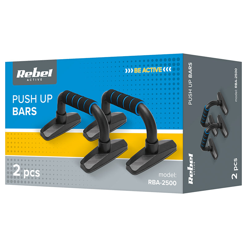 Set 2 mânere pentru flotări cu spumă EVA și sarcină maximă 100 kg Rebel RBA-2500