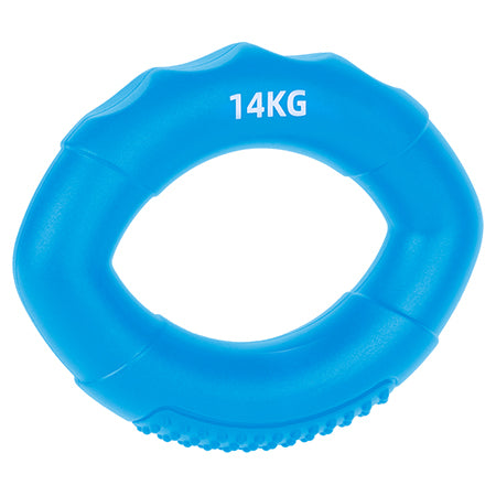 Inel pentru antrenarea mâinii din silicon albastru cu rezistență 14 kg Rebel RBA-2501-BL
