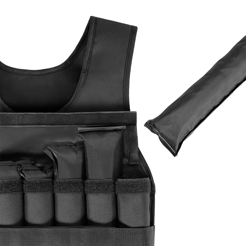 Vestă cu greutăți reglabile de 10 kg și umplutură detașabilă Rebel RBA-2525-10