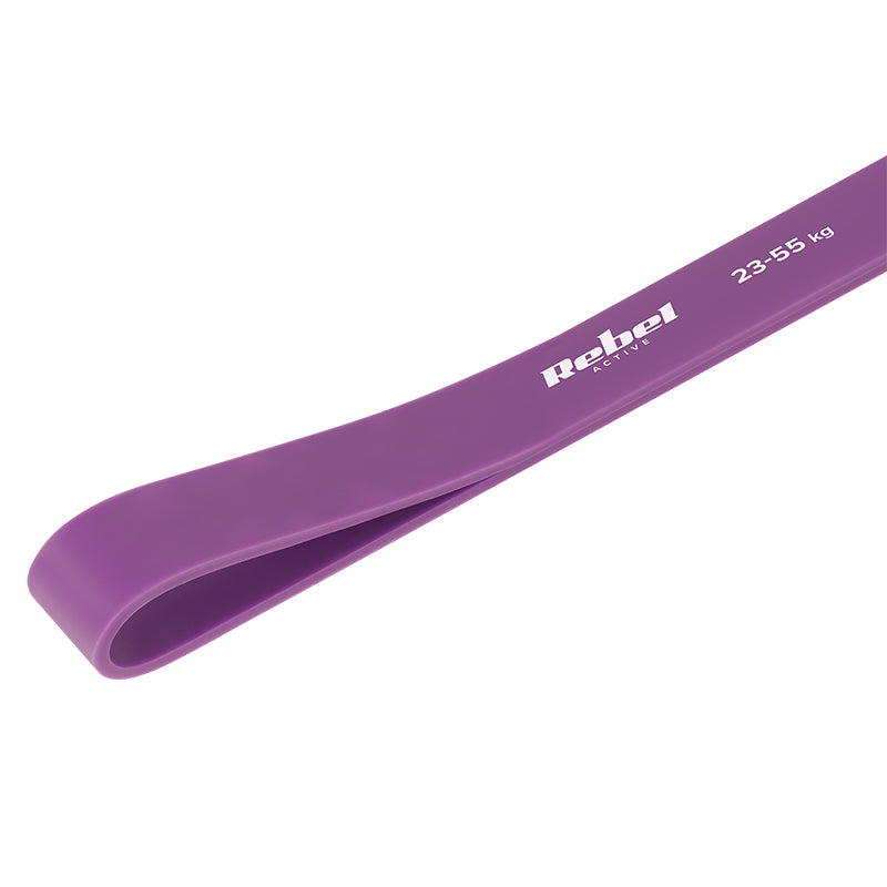 Bandă elastică Power Band cu rezistență 20-45 kg și lungime 208 cm Rebel RBA-3001-4