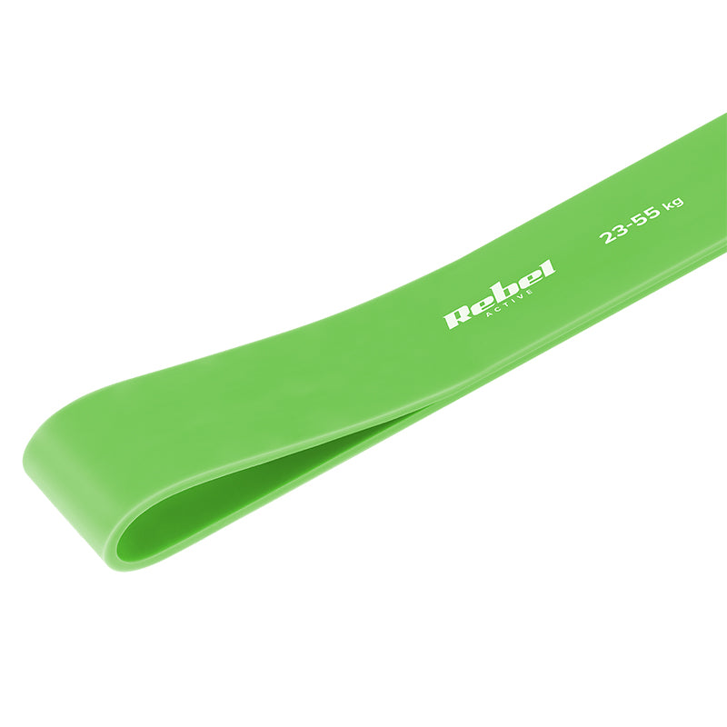 Bandă elastică Power Band din TPE cu rezistență 23-55 kg Rebel RBA-3001-5