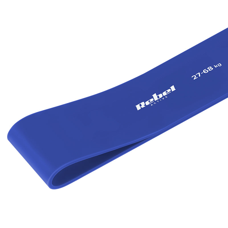Bandă elastică Power Band cu rezistență 27-68 kg și lungime 208 cm Rebel RBA-3001-6