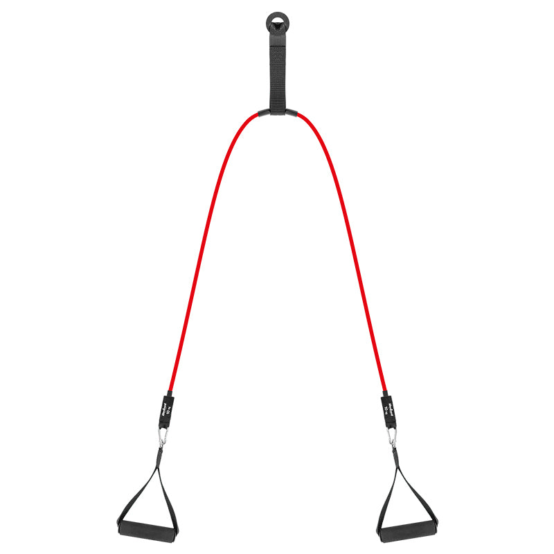 Set 5 benzi de rezistență POWER TUBE 5-30 kg cu mânere și curele de gleznă Rebel RBA-3006