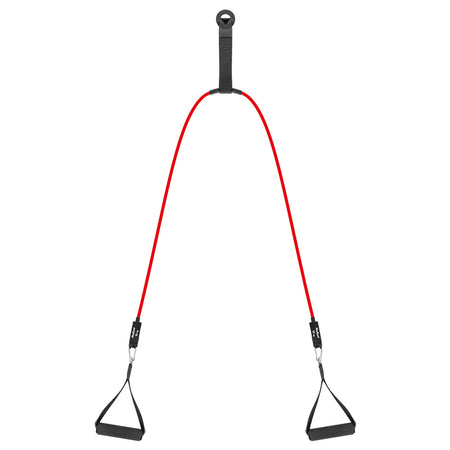 Set 5 benzi de rezistență POWER TUBE 5-30 kg cu mânere și curele de gleznă Rebel RBA-3006