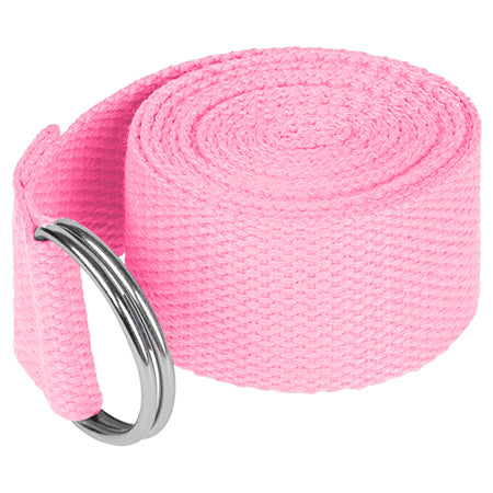 Chingă yoga 183 cm din poliester cu cataramă metalică cu inel D Rebel RBA-3007-PK