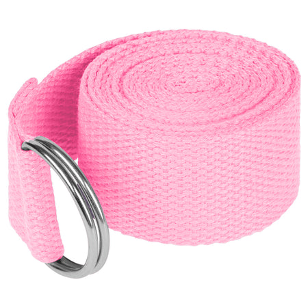 Chingă yoga 183 cm din poliester cu cataramă metalică cu inel D Rebel RBA-3007-PK