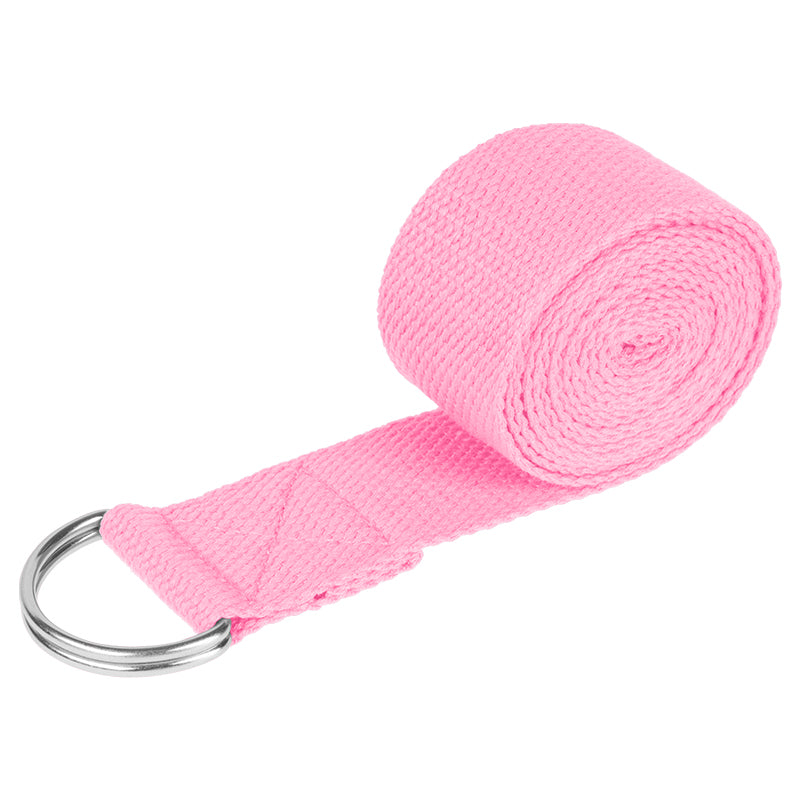 Chingă yoga 183 cm din poliester cu cataramă metalică cu inel D Rebel RBA-3007-PK