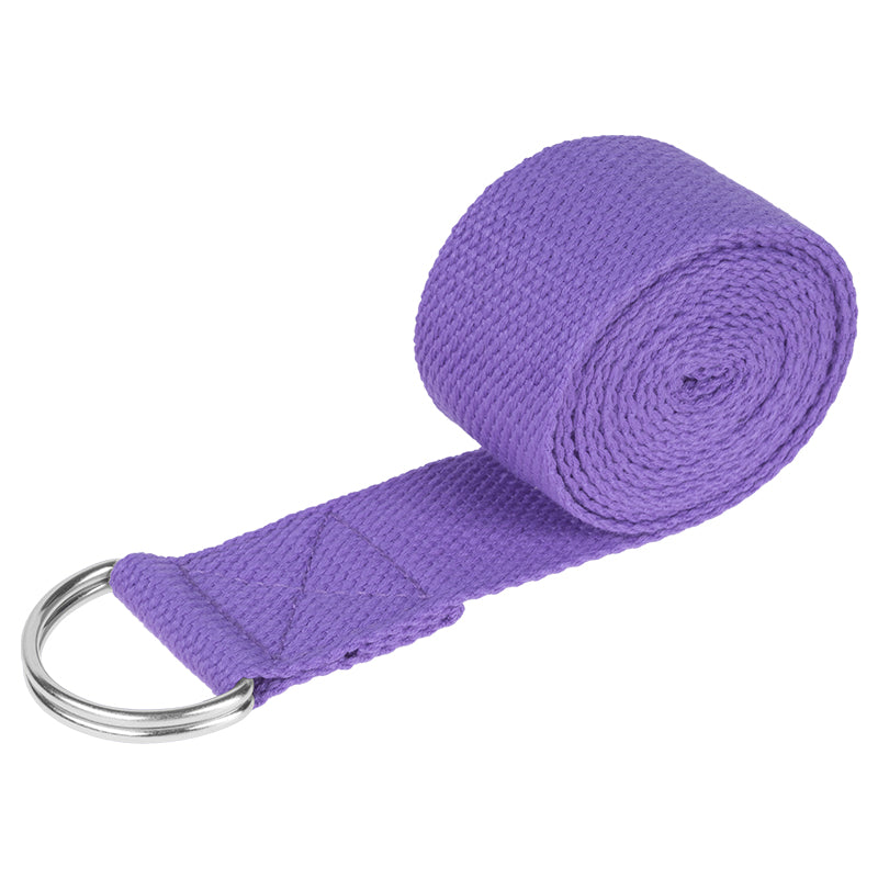 Chingă yoga din poliester de 183 cm cu cataramă metalică cu inel D Rebel RBA-3007-PU