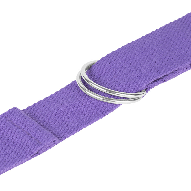 Chingă yoga din poliester de 183 cm cu cataramă metalică cu inel D Rebel RBA-3007-PU