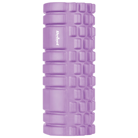 Rolă de masaj din spumă EVA violetă 14 × 33 cm Rebel RBA-3050-PU