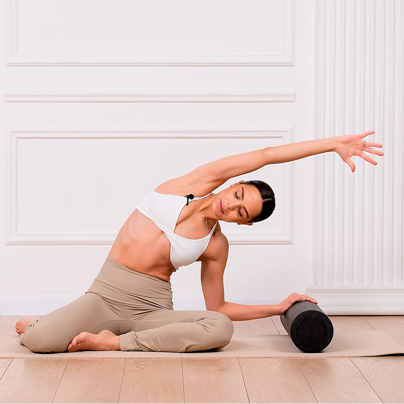 Rolă de masaj EPP cu suprafață netedă 15 × 90 cm Rebel RBA-3052-90