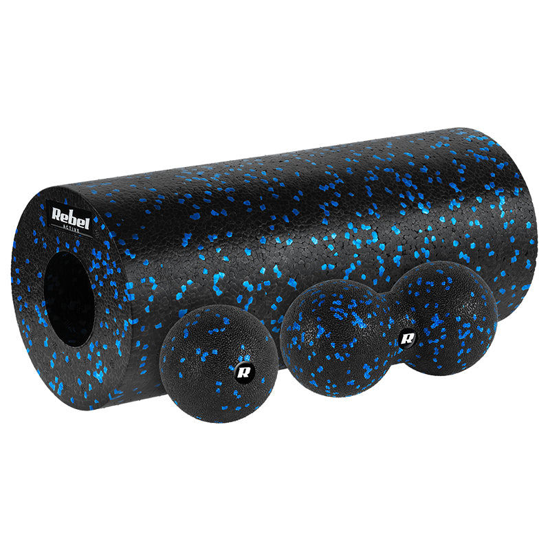 Set rolă de masaj cu minge și duoball din EPP Rebel RBA-3054-S3