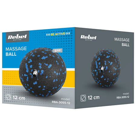 Minge de masaj din spumă EPP cu diametru de 12 cm Rebel RBA-3055-12