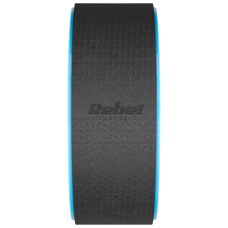 Roată yoga Dharma cu diametru 32 cm și sarcină maximă 150 kg Rebel RBA-3062-BL