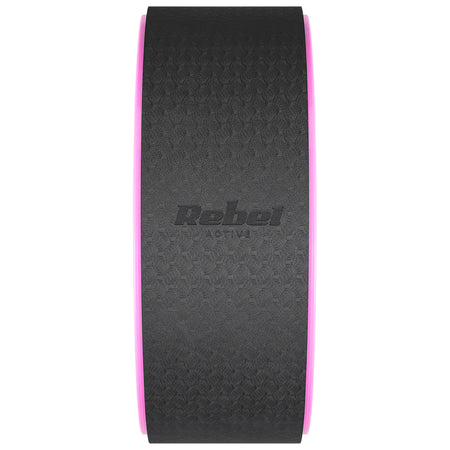 Roată yoga Dharma negru-violet cu diametru 32 cm și sarcină maximă 150 kg Rebel RBA-3062-PU