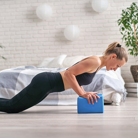 Cub yoga din spumă EVA albastră de 120 g Rebel RBA-3063-BL