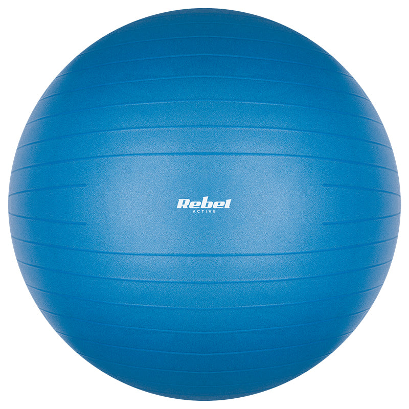 Minge de fitness de 55 cm cu pompă manuală Rebel RBA-3100-BL