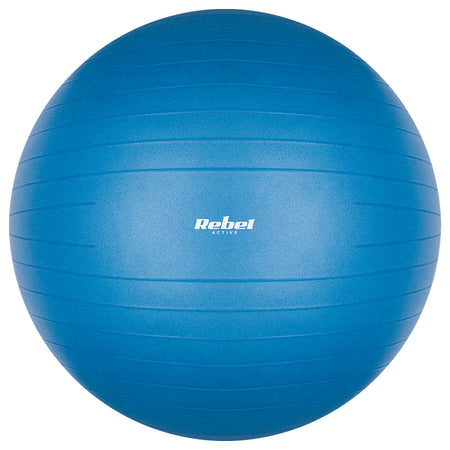 Minge de fitness de 55 cm cu pompă manuală Rebel RBA-3100-BL
