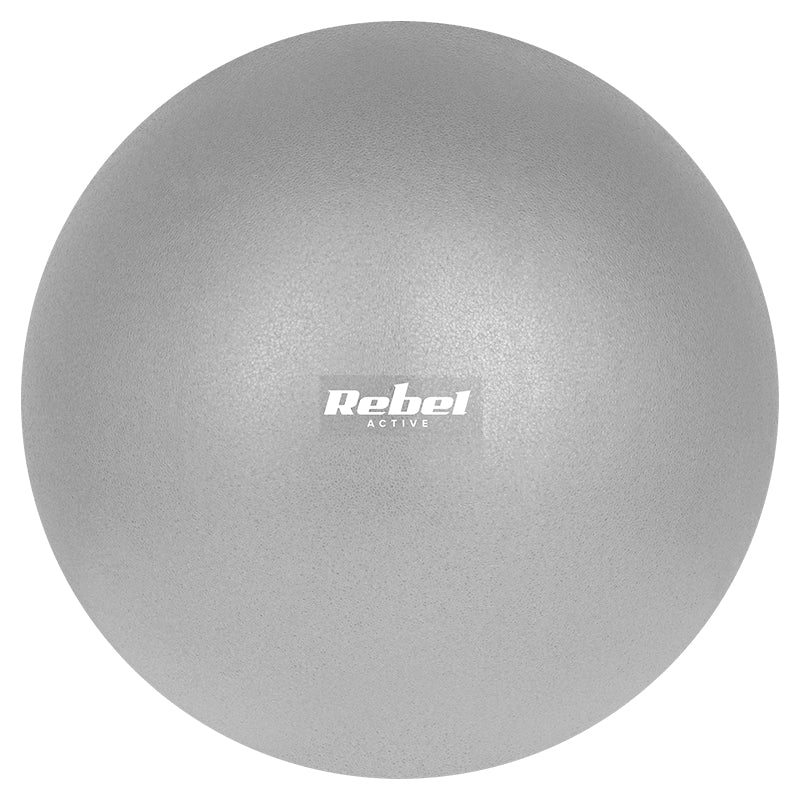 Minge de pilates din PVC cu diametru de 25 cm și pompă manuală Rebel RBA-3103-GY