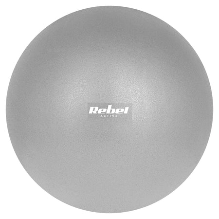 Minge de pilates din PVC cu diametru de 25 cm și pompă manuală Rebel RBA-3103-GY