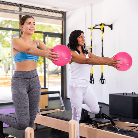 Minge de pilates pentru gimnastică și reabilitare cu diametru de 25 cm Rebel RBA-3103-PK