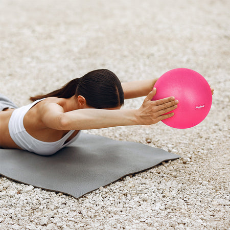 Minge de pilates pentru gimnastică și reabilitare cu diametru de 25 cm Rebel RBA-3103-PK