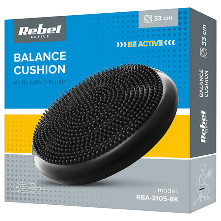 Disc de echilibru de 33 cm cu pompă manuală Rebel RBA-3105-BK